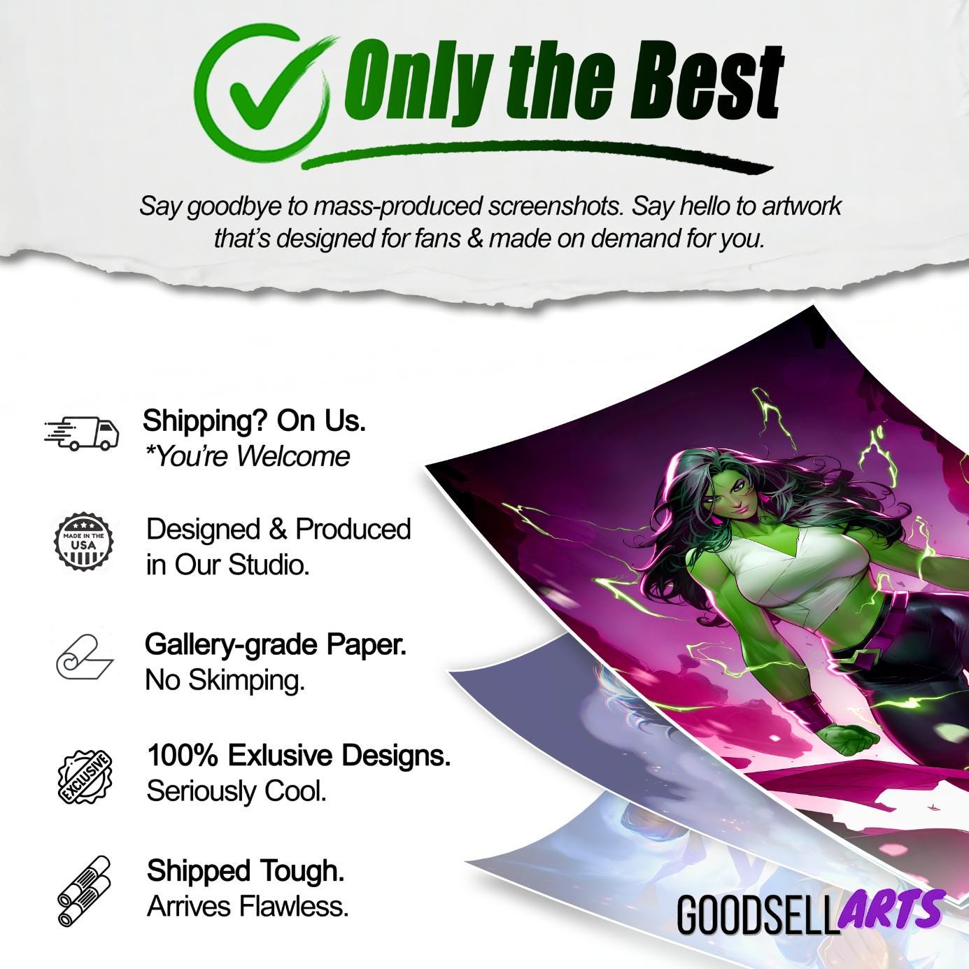 She-Hulk Poster Print | Avengers She-Hulk Poster |Jennifer Walters Print | Marvel She-Hulk Wall Art | Collectible | Comic fan gift