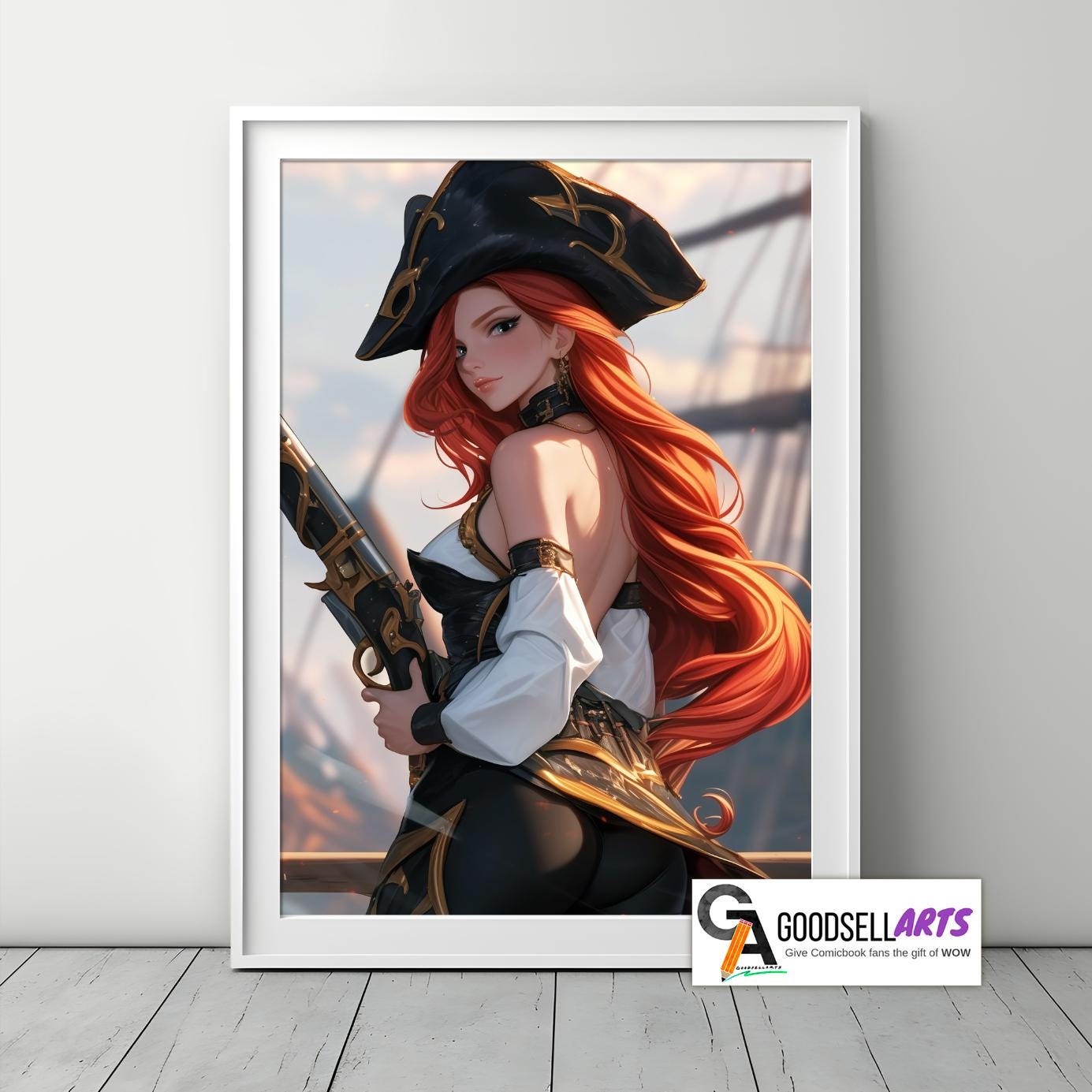 Miss Fortune League of Legends poster, LoL wall art print, Video Game room decor, League of legends gift, LoL fanart, Gamer gift
