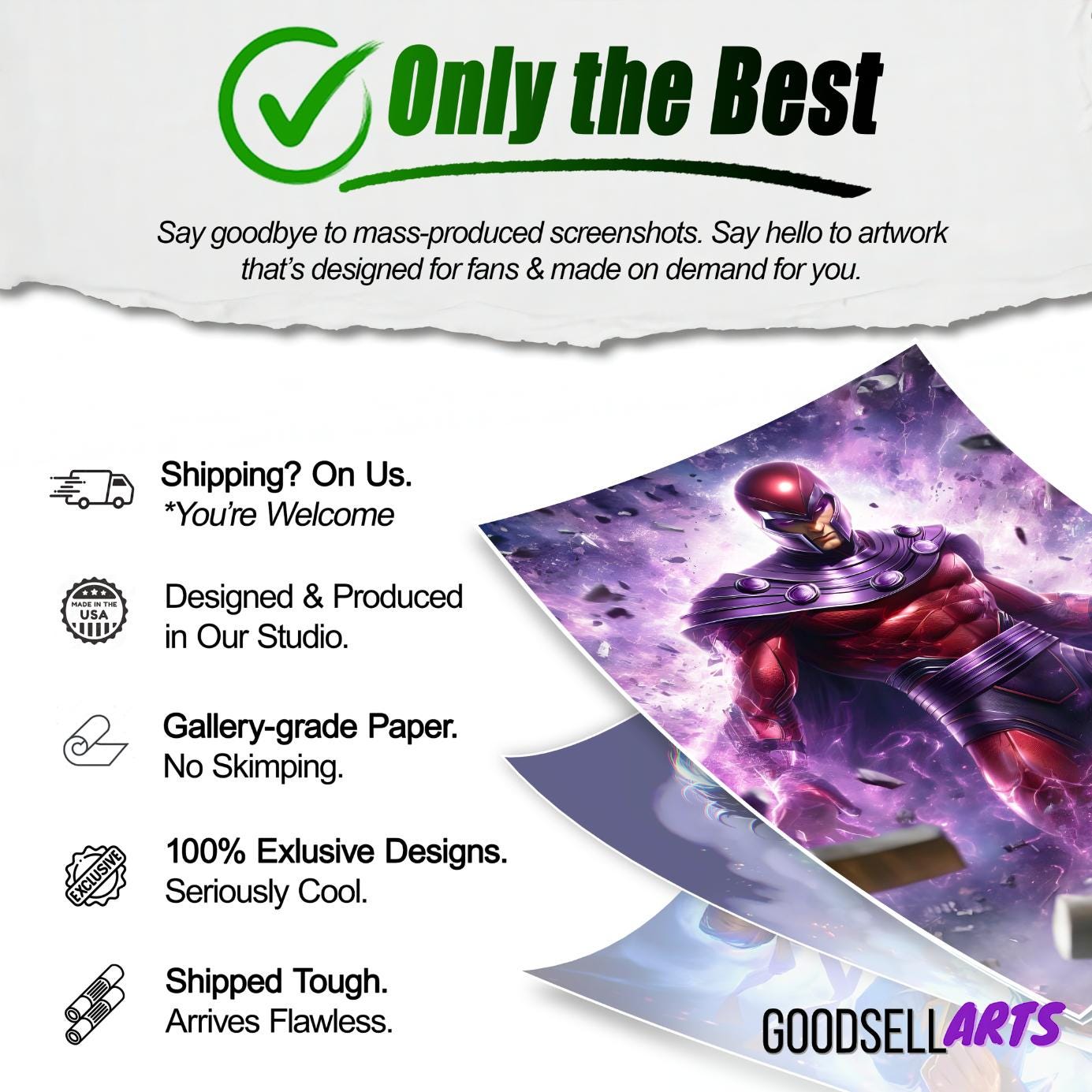 Magneto X-Men Poster | Marvel X-Men wall art print | Marvel wall decor, supervillain art | Magneto X-men Gift | Erik Magnus poster