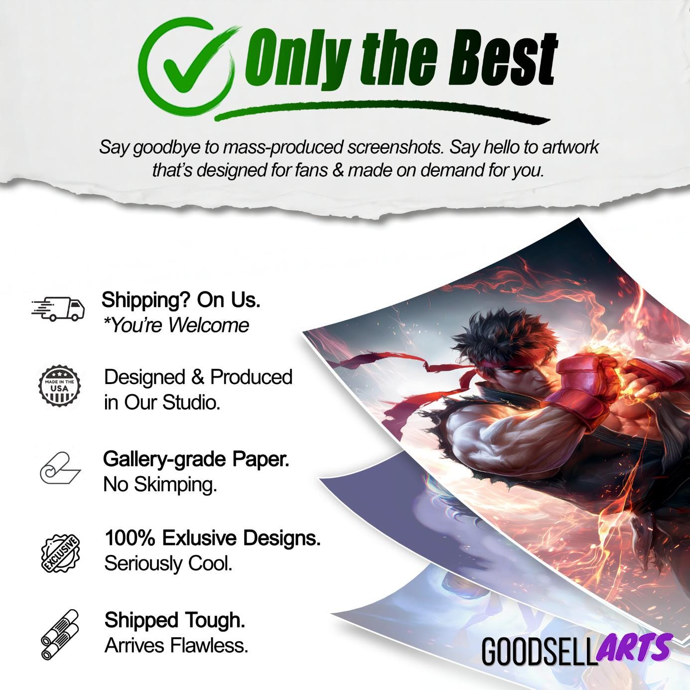 Evil Ryu Street Fighter Poster | Ryu Wall Art | SF6 poster | Ryu Art Print | Street Fighter Game Room Decor | Street Fighter 6 | Gamer GIft