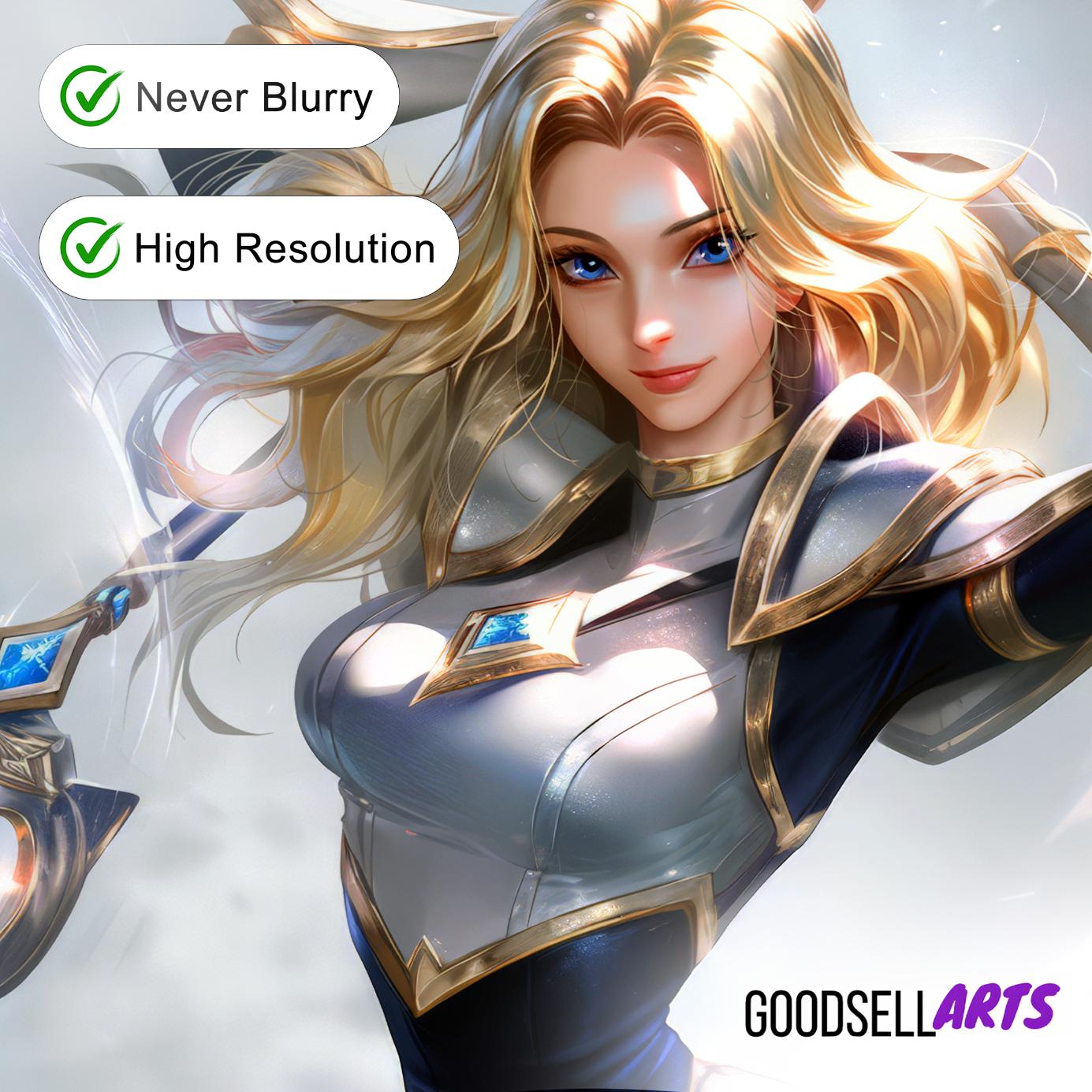 Lux Poster, League of Legends Poster, Lux wall art, Video game poster, Gamer room decor Luxanna Crowngaurd, LoL fan gift