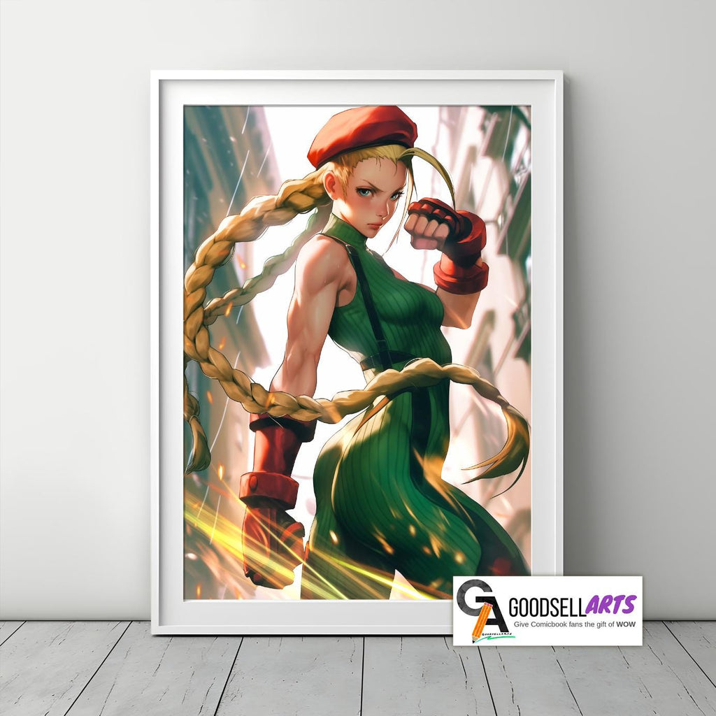 Cammy Street Fighter Poster | &quot;Canon Spike!&quot; | Street Fighter Art |  | Cammy White | SF6 | Video Game Poster | Gaming Gift