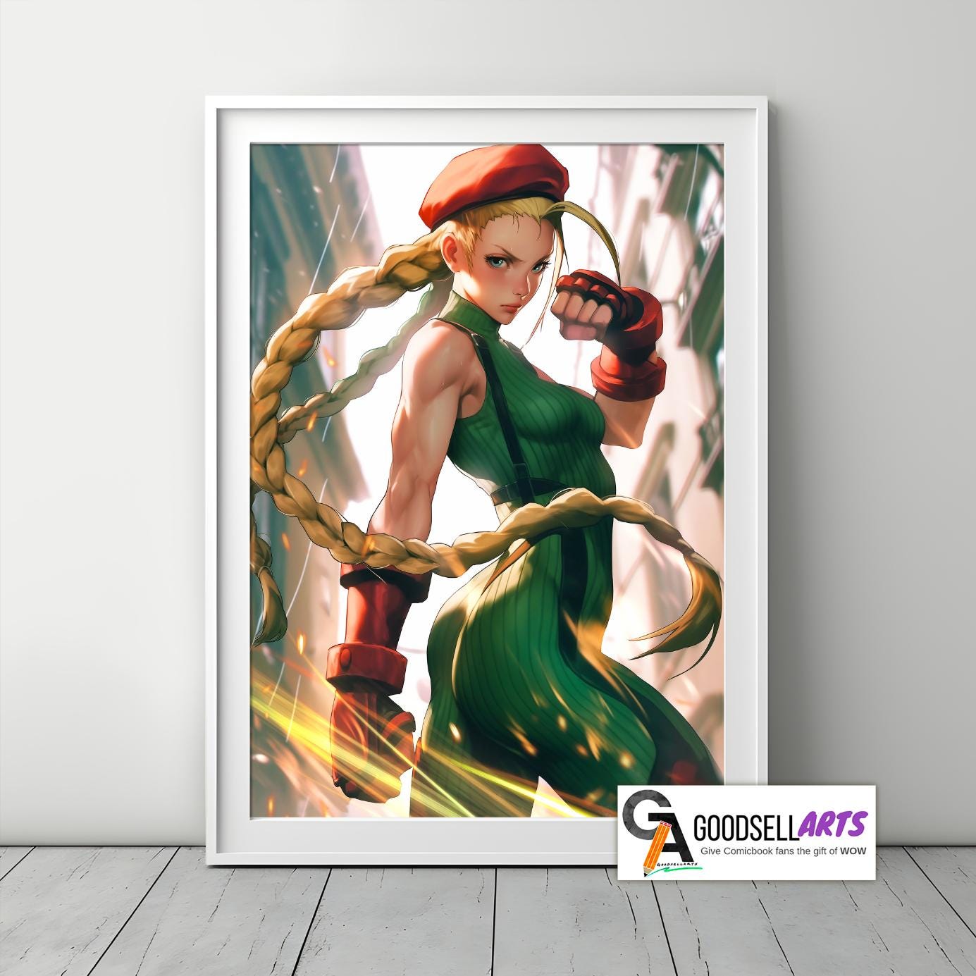 Cammy Street Fighter Poster | &quot;Canon Spike!&quot; | Street Fighter Art |  | Cammy White | SF6 | Video Game Poster | Gaming Gift