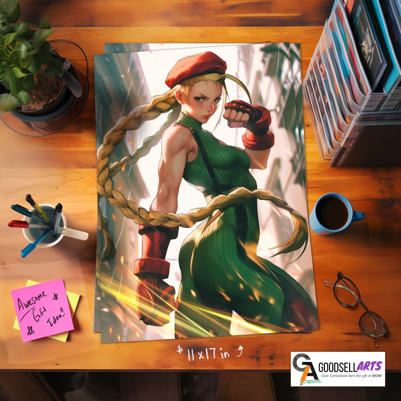 Cammy Street Fighter Poster | &quot;Canon Spike!&quot; | Street Fighter Art |  | Cammy White | SF6 | Video Game Poster | Gaming Gift