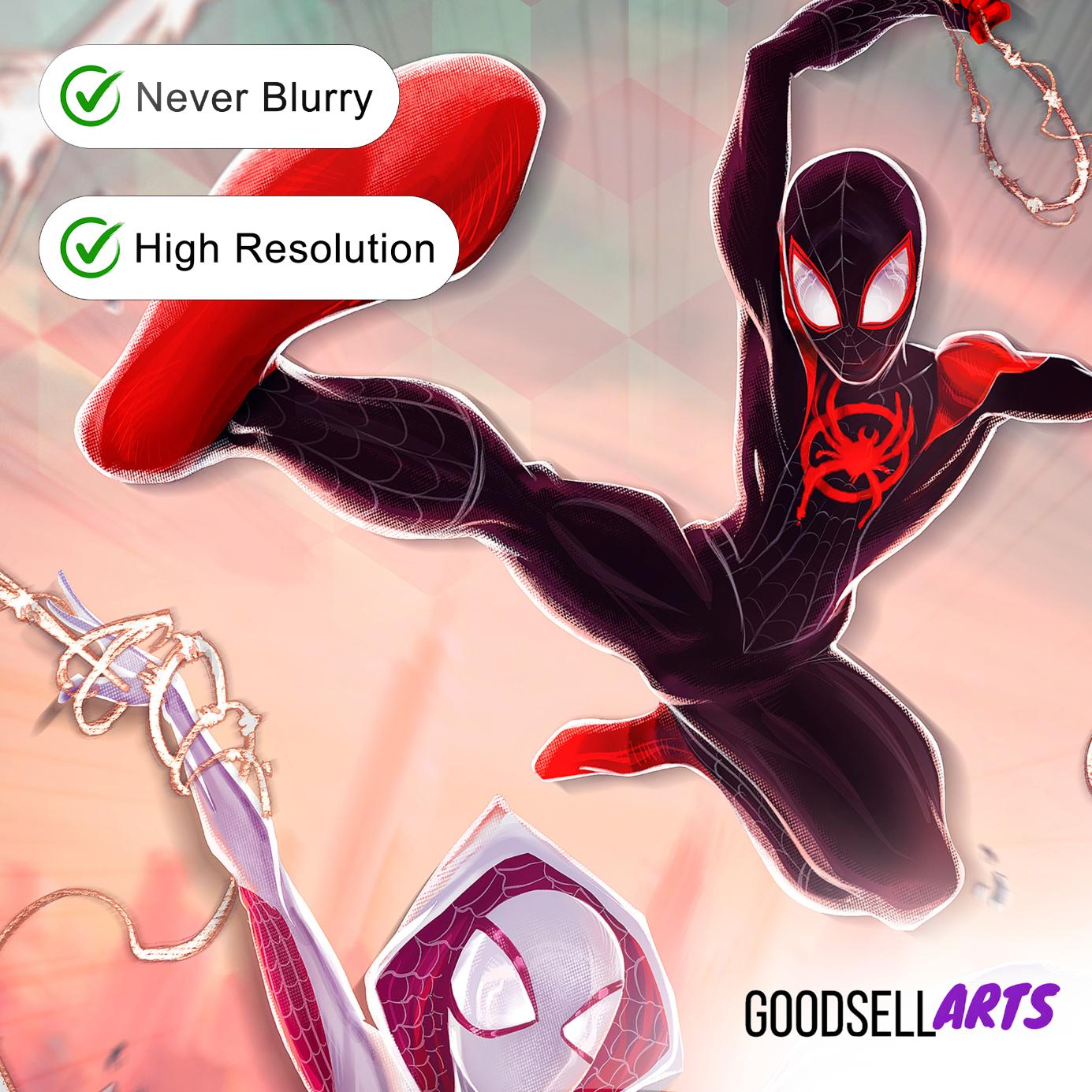 Miles Morales and Gwen Stacy Spiderverse poster | Spider-man poster | Miles Morales poster | Gwen Stacy Poster | Miles and Gwen art print
