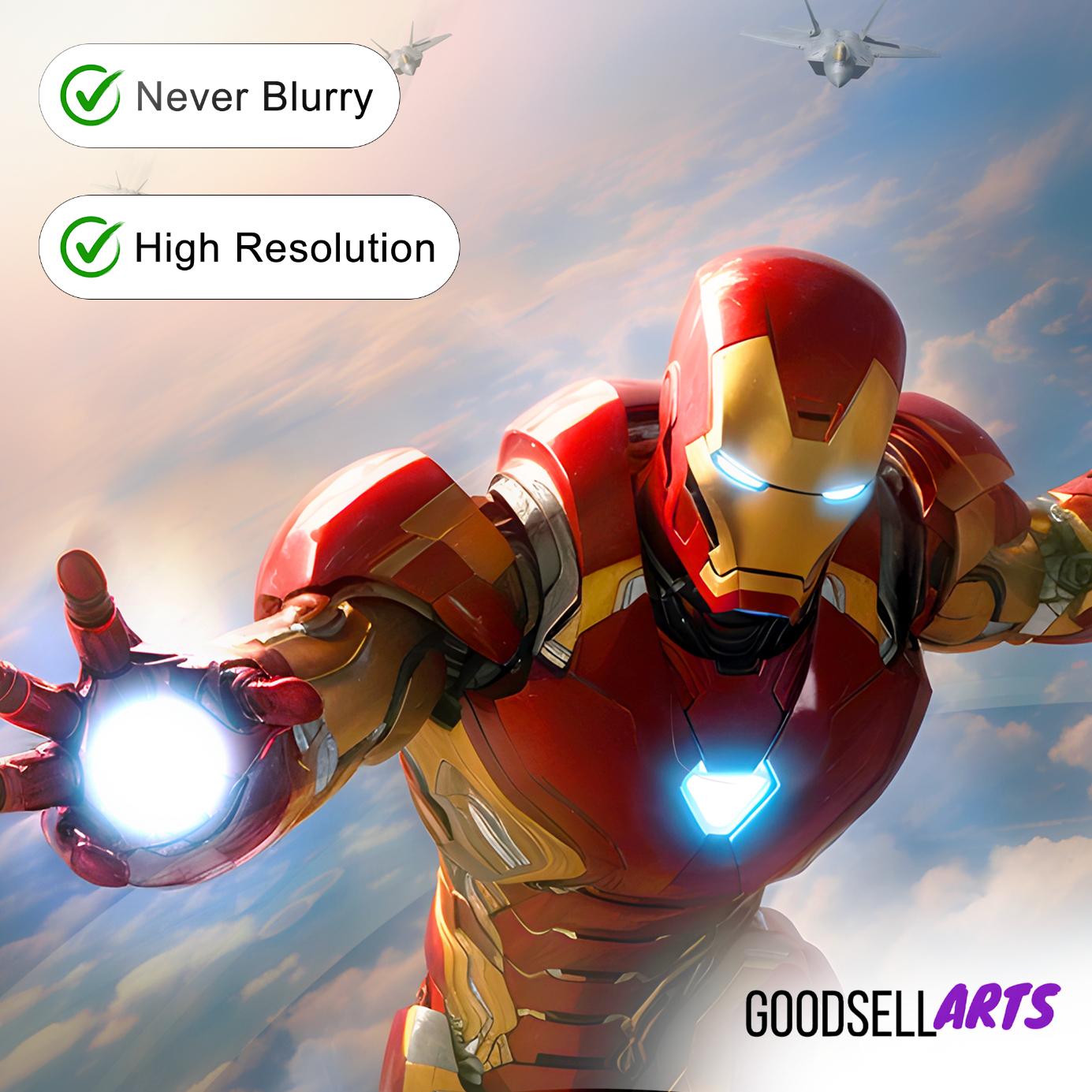 Iron Man Poster Print | Avengers Iron Man wall art | Marvel Wall art | Tony Stark poster | Iron-Man fan Art | Iron man fan gift | Geek gift