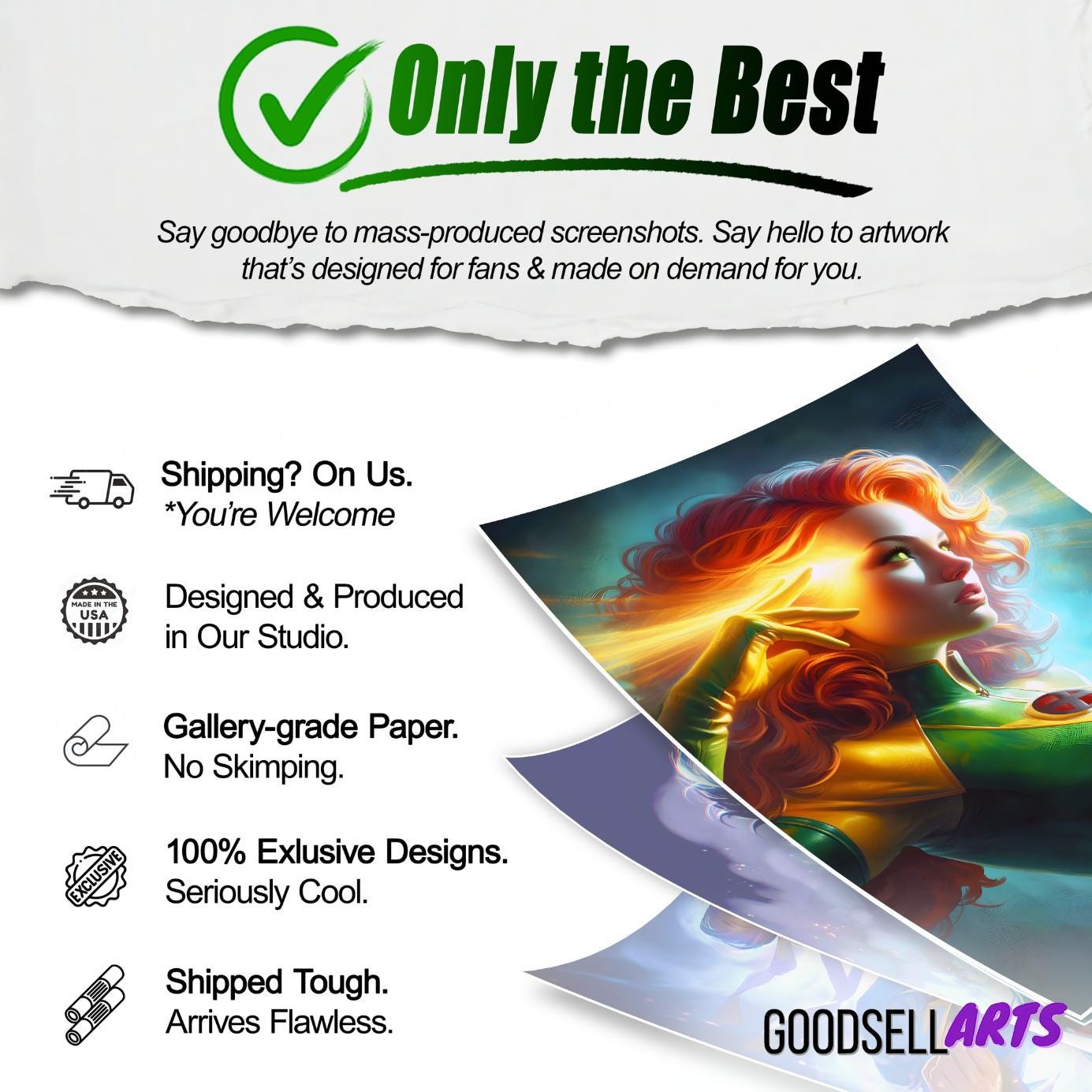 Jean Grey Poster | X-Men Phoenix Poster | Jean Grey Art Print | Marvel Wall Art | Phoenix Force | Jean Gray Marvel Girl Art | Comic gift