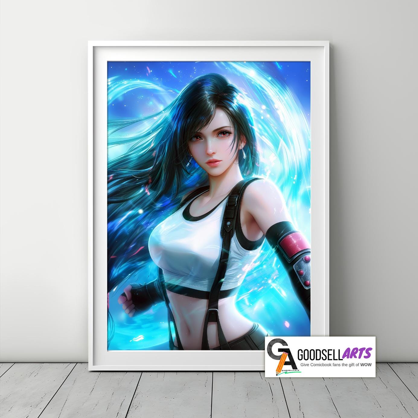 Tifa Lockhart Poster | Final Fantasy Poster | FF7 Remake | Gaming Decor | Gamer Gift | Video Game decor | Tifa Lockhart Art Print