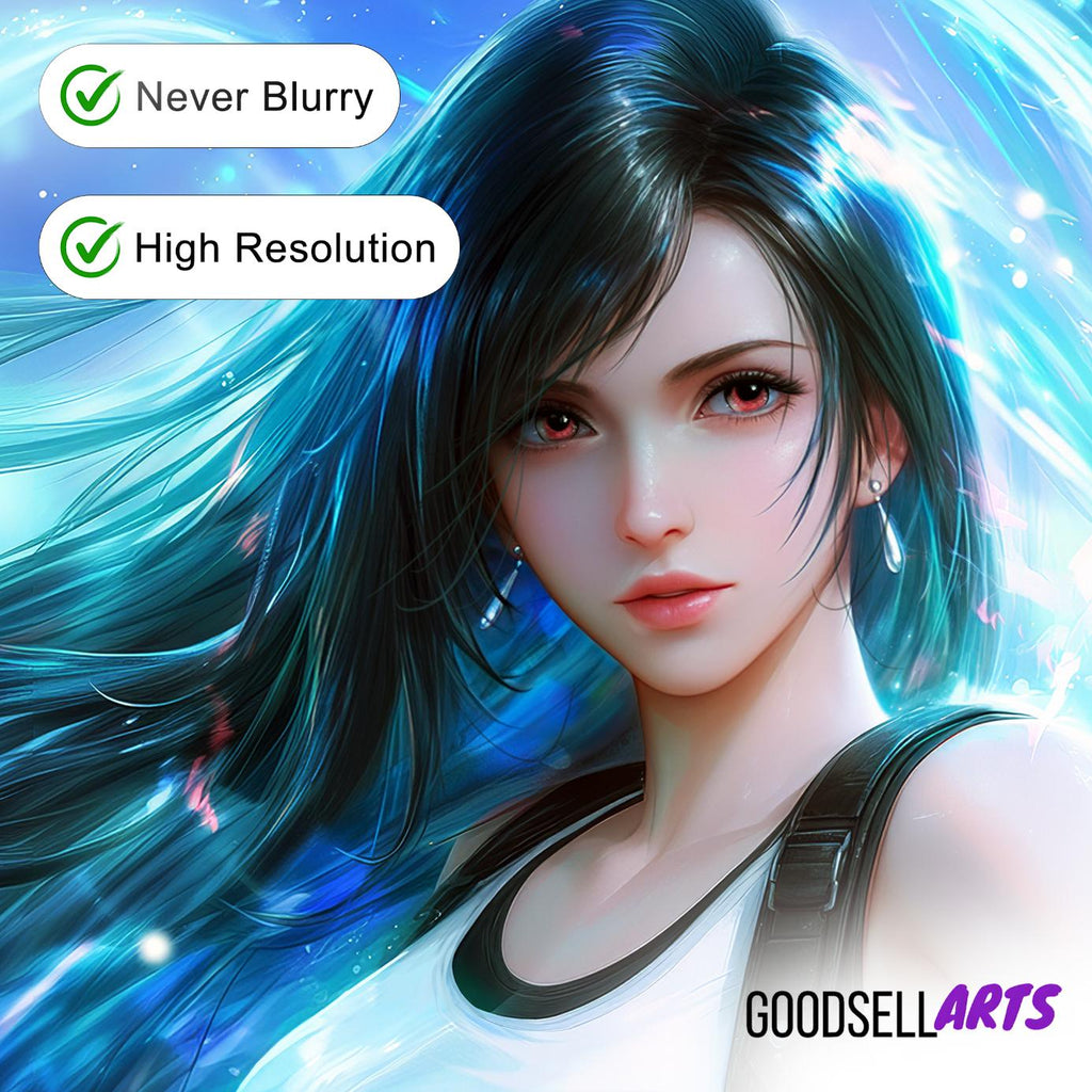 Tifa Lockhart Poster | Final Fantasy Poster | FF7 Remake | Gaming Decor | Gamer Gift | Video Game decor | Tifa Lockhart Art Print