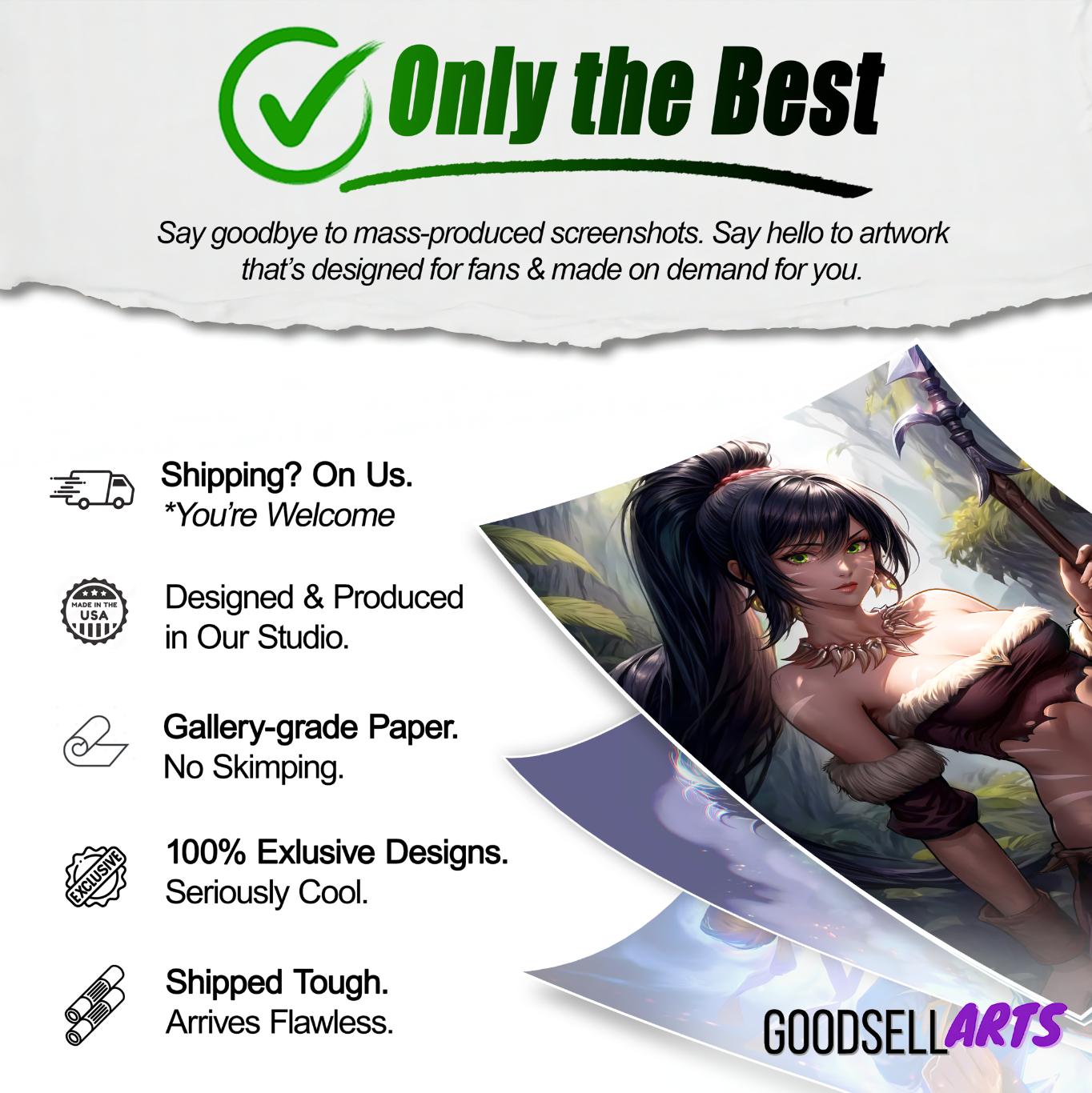 Nidalee League of Legends poster, LoL wall art print, Video Game room decor, League of legends gift, LoL fanart, Nidalee Champion gift